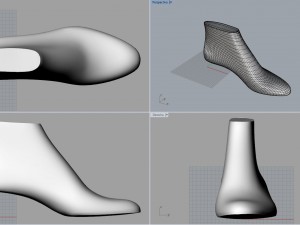 woman shoe last pack 06 Model 3D