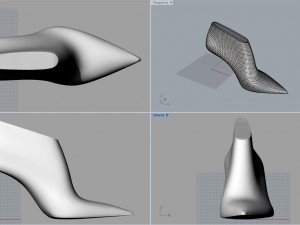 woman shoe last pack 06 Model 3D