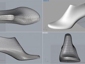 woman shoe last pack 07 3D Model
