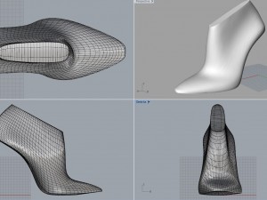 woman shoe last pack 07 3D-Modell