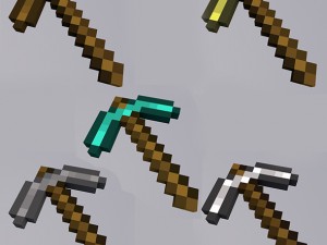 pick minecraft 3D Model