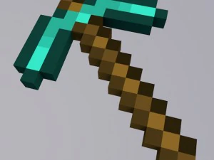 pick minecraft 3D Model