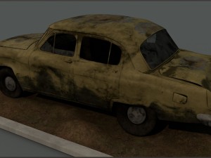 old car 3D मॉडल