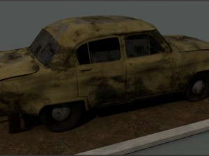 old car 3D मॉडल