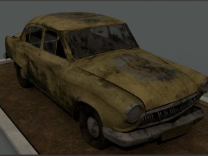 old car 3D मॉडल