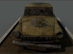 old car 3D मॉडल