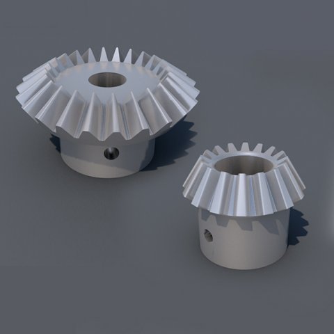 conical gears Modelo 3D .c4d .max .obj .3ds .fbx .stl .blend 
