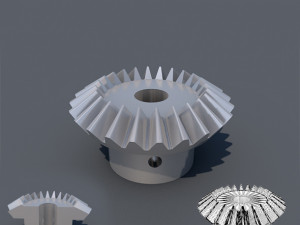 conical gears Modelo 3D