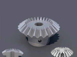 conical gears 3D Model