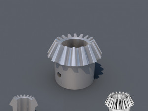 conical gears Modelo 3D