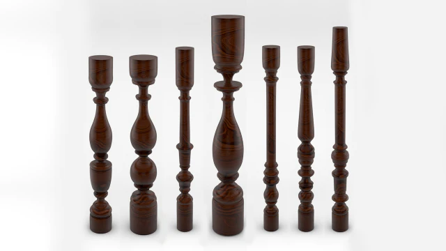 baluster 3D Model .c4d .max .obj .3ds .fbx .stl .blend 