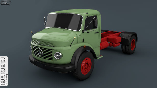 model mercedes benz truck 1924 2624 Model 3D