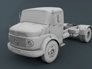 mod&egrave;le camion Mercedes-Benz 1924-2624 Modèle 3D