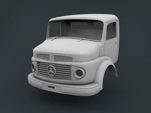 truk kabin mercedes benz 2624 Model Cetak 3D