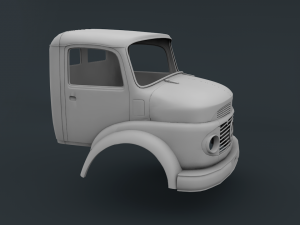 mercedes benz 2624 cabin truck 3D Принт Модель