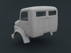 mercedes benz 2624 cabin truck 3D Принт Модель