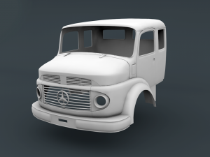 mercedes benz 1519 cabin truck 3D Print Model