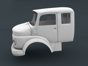 mercedes benz 1519 cabin truck 3D Print Model