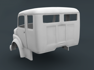 mercedes benz 1519 cabin truck 3D Print Model