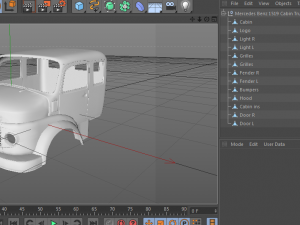 mercedes benz 1519 cabin truck 3D Print Model