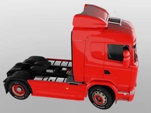 scania r730 v8 truck 3D Model