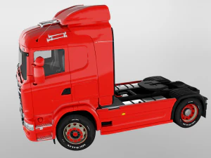 scania r730 v8 truck 3D Model