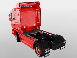 scania r730 v8 truck 3D Model