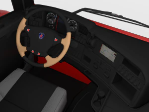 scania r730 v8 truck 3D Model