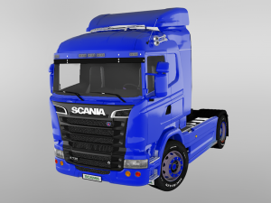 scania r730 v8 truck 3D 模型