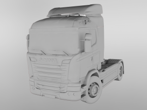 scania r730 v8 truck 3D 模型