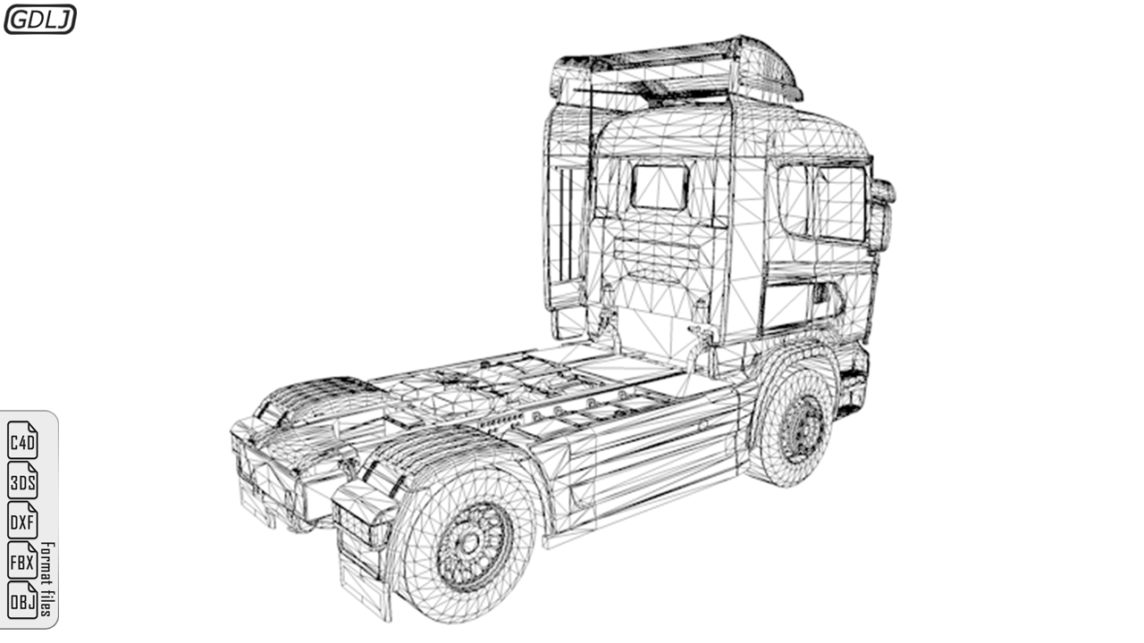 Грузовик Scania r730 чертеж