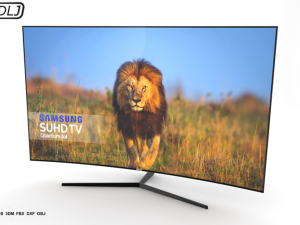 samsung curved suhd tv 3D Model