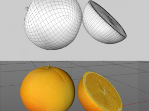 orange Modello 3D
