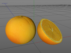 orange Modello 3D