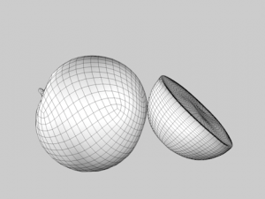 orange Modello 3D