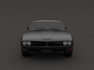 pontiac firebird v2 matte black 3Dモデル