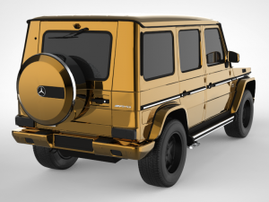 mercedes-benz g-class golden 3D Model
