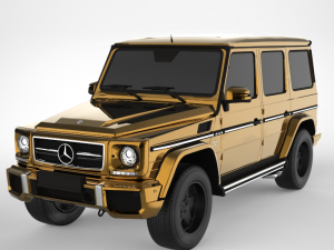 mercedes-benz g-class golden 3D Model