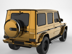 mercedes-benz g-class golden 3D Model