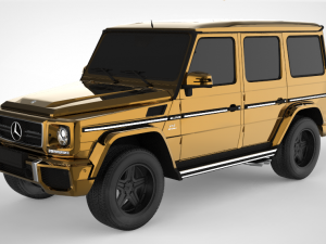 mercedes-benz g-class golden 3D Model