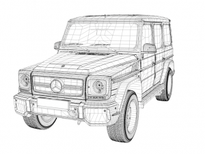 mercedes-benz g-class golden 3D Model
