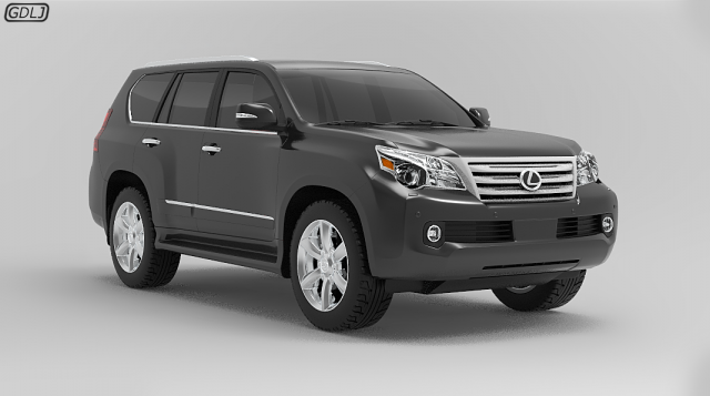 lexus gx460 2010 3D Модель .c4d .max .obj .3ds .fbx .stl .blend 