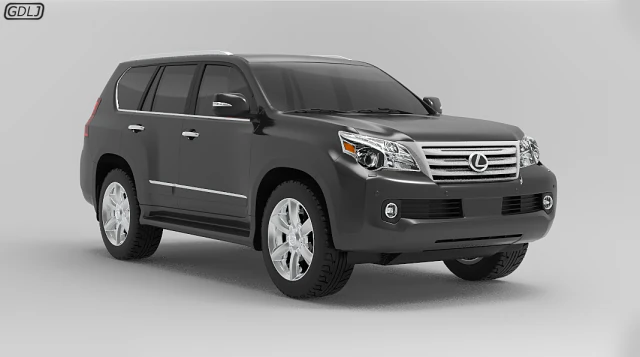 lexus gx460 2010 3D Model .c4d .max .obj .3ds .fbx .stl .blend 