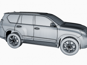 lexus gx460 2010 3D Модель