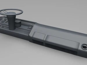 dashboard with steering wheel 3D Print Model