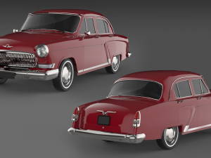 gaz volga sedan 1968 Modelo 3D