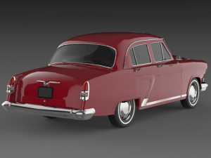 gaz volga sedan 1968 Modelo 3D