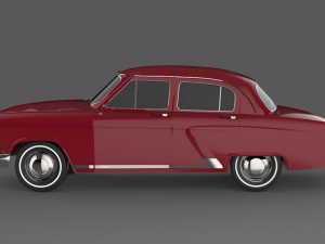 gaz volga sedan 1968 Modelo 3D