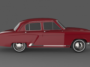 gaz volga sedan 1968 Modelo 3D