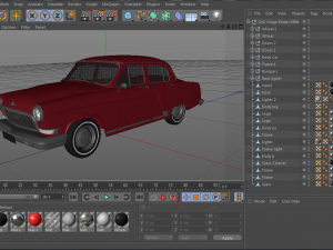 gaz volga sedan 1968 Modelo 3D